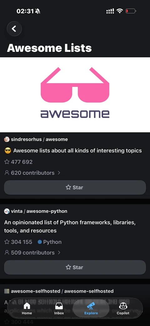 GitHub · Галерея · 69