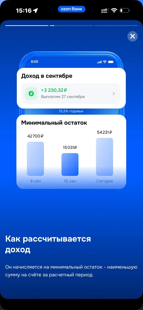 Ozon Банк · Накопительный счет · 146