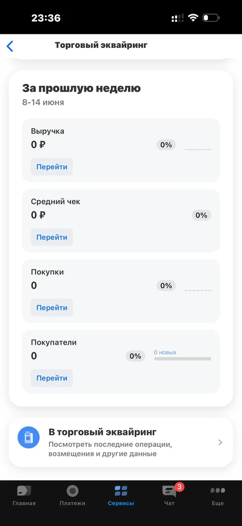 t-biznes · Торговый эквайринг · 167