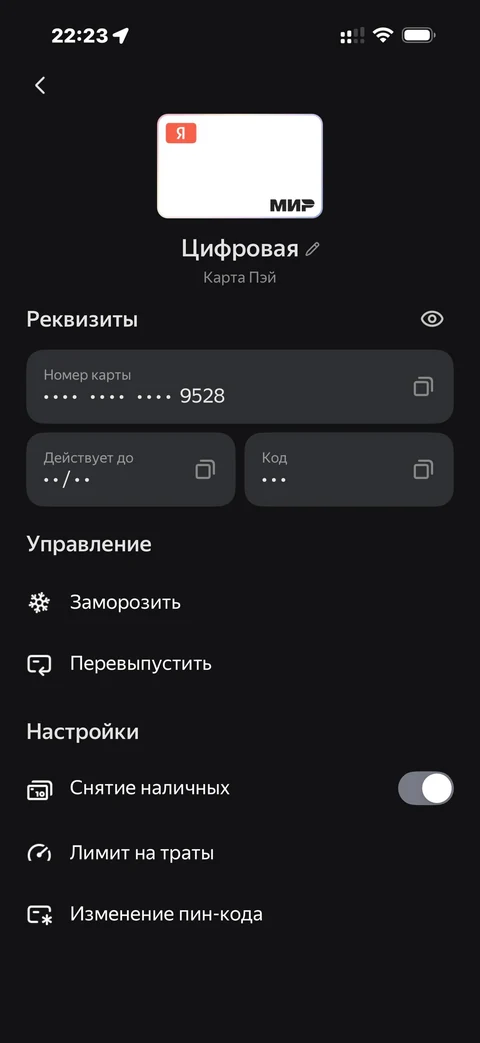 Яндекс Пэй · Счет · 151